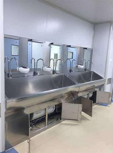 醫(yī)用手術室專用洗手池現(xiàn)場