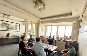 9月9日，中鐵十七局領導蒞臨我司實地考察交流